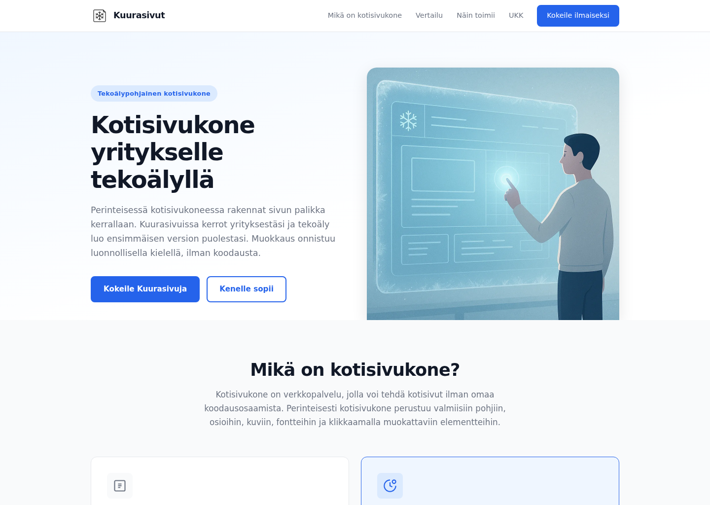 Kotisivukone